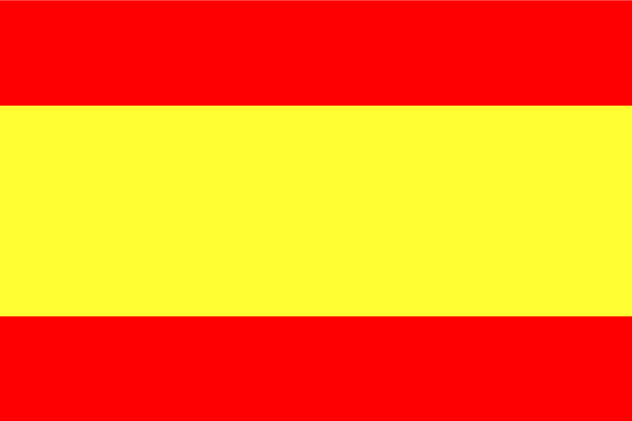 spain, flag, historical, old, red old, yellow old